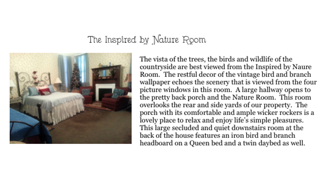 Nature Room- Rooms Overview Scrapbook