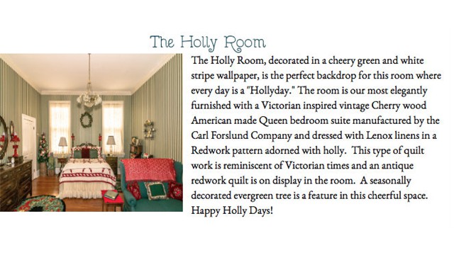 The Holly Room New Rooms Overview Slider